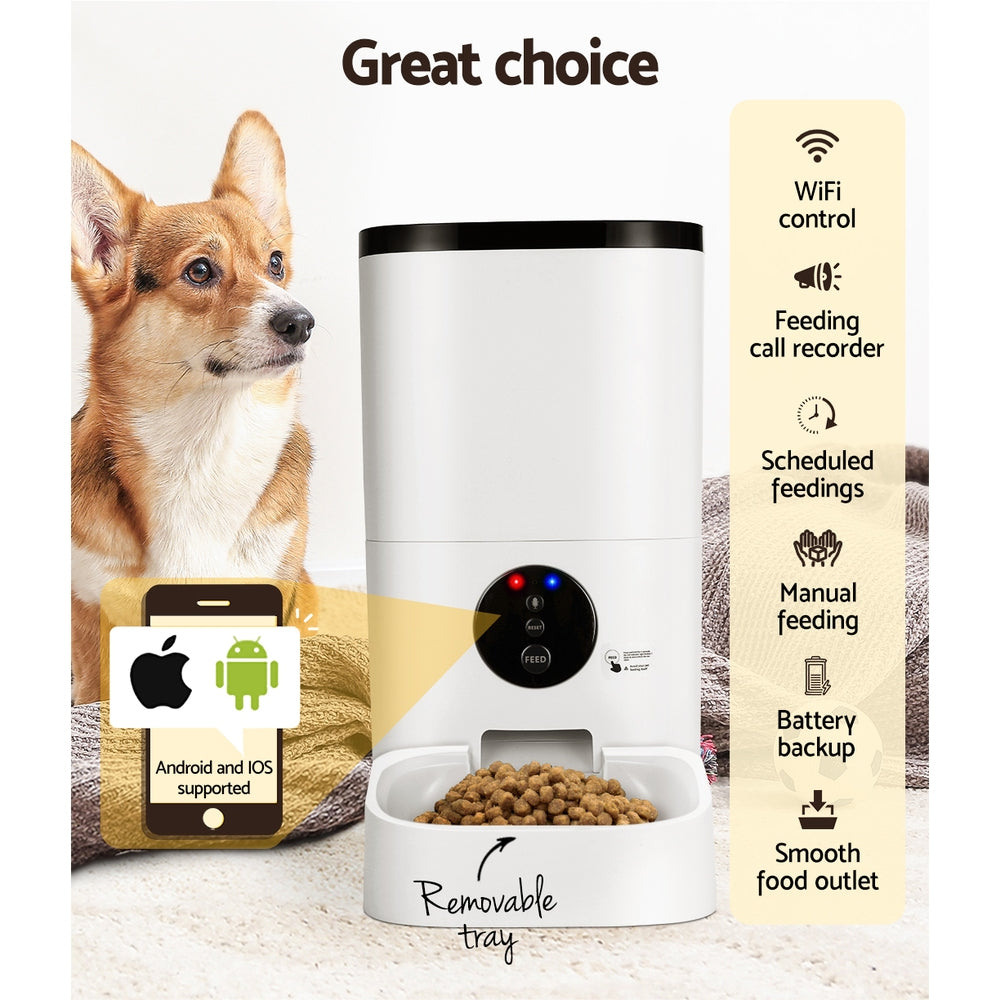 PawNest SmartFeed™ | 6L WiFi Automatic Pet Feeder