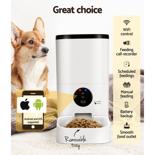 PawNest SmartFeed™ | 6L WiFi Automatic Pet Feeder