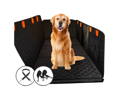 PupMat | Dog Car Seat Cover – Waterproof Pet Hammock for Back Seat