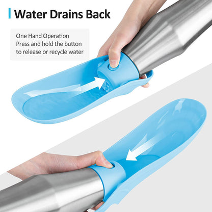 PawNest TravelSip™ | Portable Dog Water Bottle
