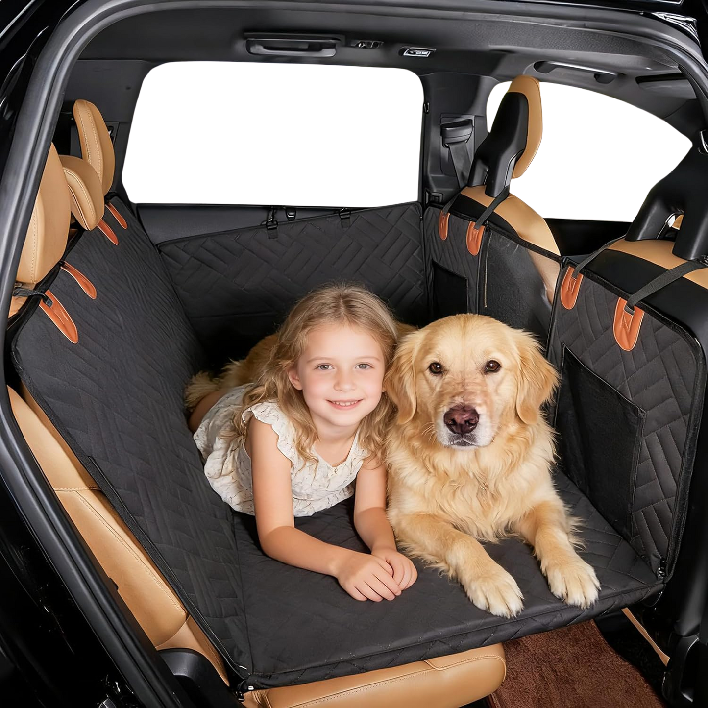 PupMat | Dog Car Seat Cover – Waterproof Pet Hammock for Back Seat