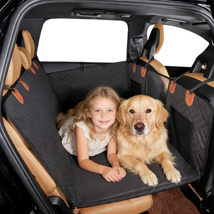 PupMat | Dog Car Seat Cover – Waterproof Pet Hammock for Back Seat